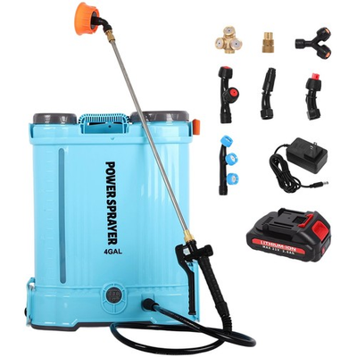 #ad Battery Powered Backpack Sprayer 4.2 Gallon Electric Sprayer Weed Fertilizer $99.63