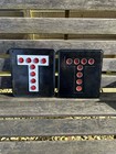 Vintage Military Commercial Trailer Towing T Plate With Reflectors Army Sign