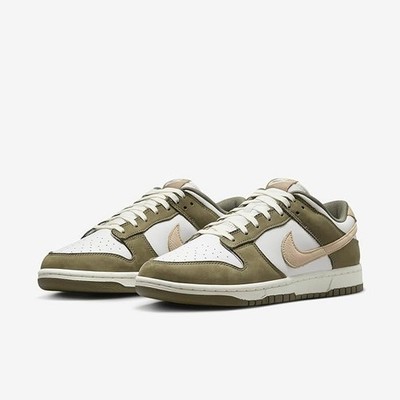 Nike Dunk Low Premium Shoes 'Medium Olive Hemp' FQ8250-200 Men's 8.5 New