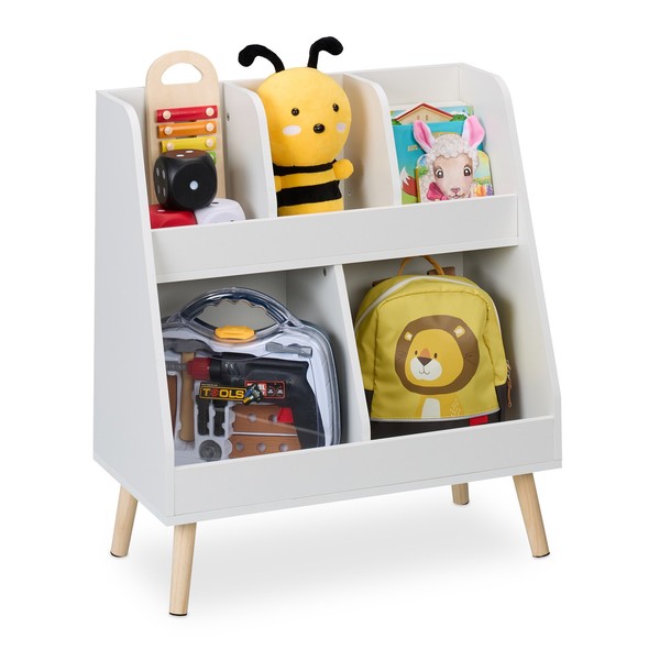 Kinderregal Kinder BüCherregal Spielzeugregal Kinderzimmerregal Spielzeugablage-image