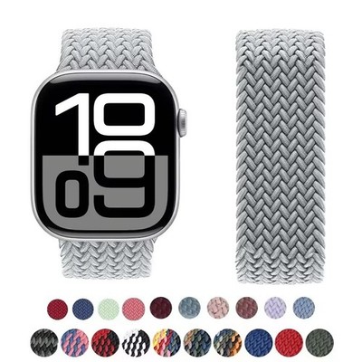 Braided Solo Loop Band Strap for Apple Watch 9 8 7 6 5 4 SE 40 44 41 45mm