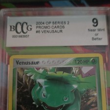 Vntg Pokemon Venusaur 2004 OP Series 2 Promo 6/17 BCCG 9 120 HP CARD