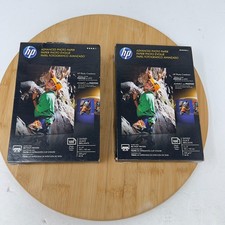 2Packs HP Advanced Photo Paper 4x6 Glossy 100 sheets Printer Photo Paper- New