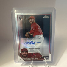 Topps 2023 Chrome Update Michael Stefanic Rookie Autograph #AC-MS Angels