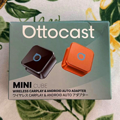 Ottocast Mini Cube Wireless CarPlay & Android Auto Adapter USB-C Auto Reconnect
