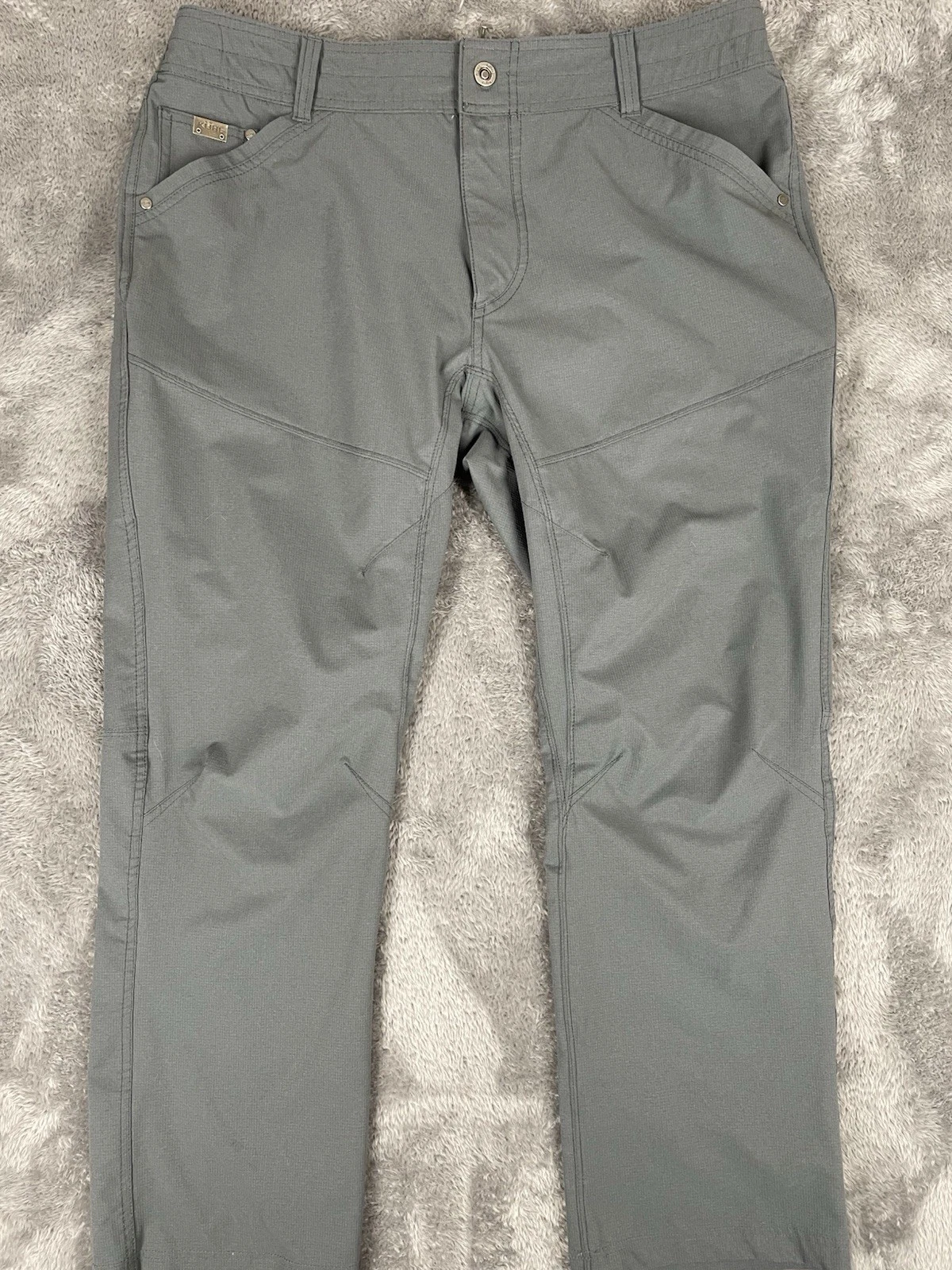 Kuhl Silencr Pants Mens 38x30 Ripstop Gray Hiking Outdoor Camping Work
