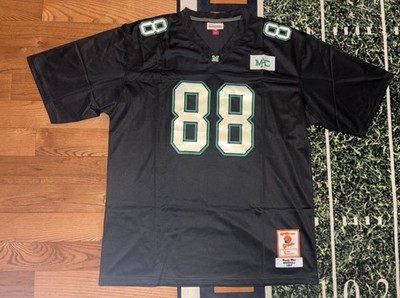 Randy Moss Marshall University Thundering Herd Black NCAA Jersey STITCHED NEW XL