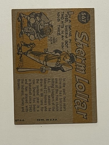 1960 Topps #30 Tito Francona Good - Picture 2 of 4