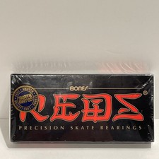 Bones Reds Precision Skate Bearings Set Of 8 Fast and Smooth New Sealed