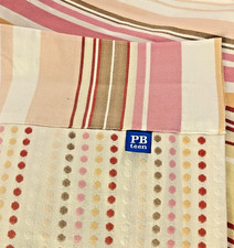 Pottery Barn Teen Stripes Dots Reversble Duvet Cover Full 3 Shams 2 Curtains Set