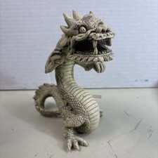 Fish Tank Aquarium Decor Large 7x6x4” Mystical Oriental Dragon Bubbler Figurine