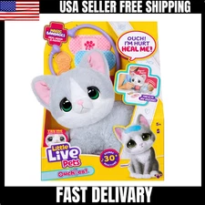 Little Live Pets Ouchies Single Kitten Interactive Toy with Realistic Sounds