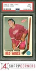 1969 O-PEE-CHEE #61 GORDIE HOWE RED WINGS HOF POP 7 PSA 9 SET BREAK