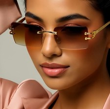 Vintage Rectangle Retro Slim Narrow Women Sunglasses UV400 Small Frame Style New