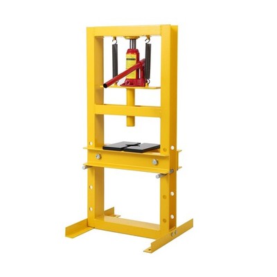GarveeTech Hydraulic Press 6 T Hydraulic Shop Press, H-Frame Garage Floor Ben...