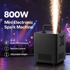 800W Cold Spark Machine W/Remote Stage Sparkle DJ DMX Party Wedding Show