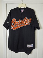 Vintage 90s Majestic Diamond Collection Baltimore Orioles Jersey Mens XL Black