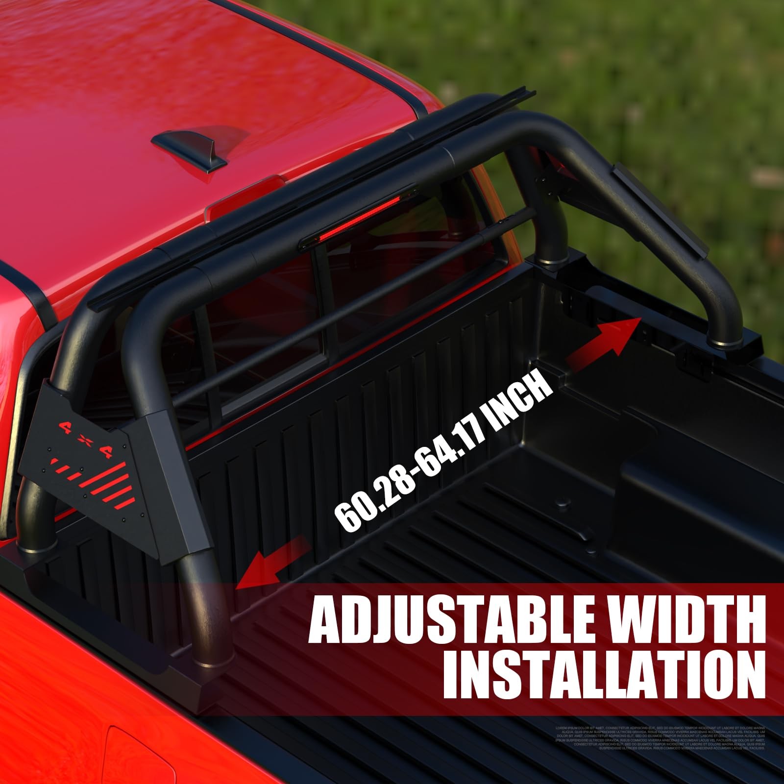 Mid-Size Truck Roll Bar for Toyota/Chevy/GMC/Nissan/Honda 2004-2023 Models