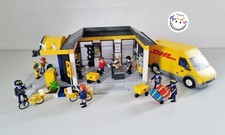 Playmobil 4400 Postamt/Poststation mit 4401 DHL Lieferwagen & 4403 Briefträger