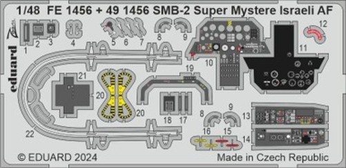 Eduard 491456 1/32 SMB-2 Super Mystere Israeli AF for SPECIAL HOBBY