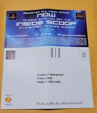 Sony PSP Registration Card Insert Twisted Metal Head On