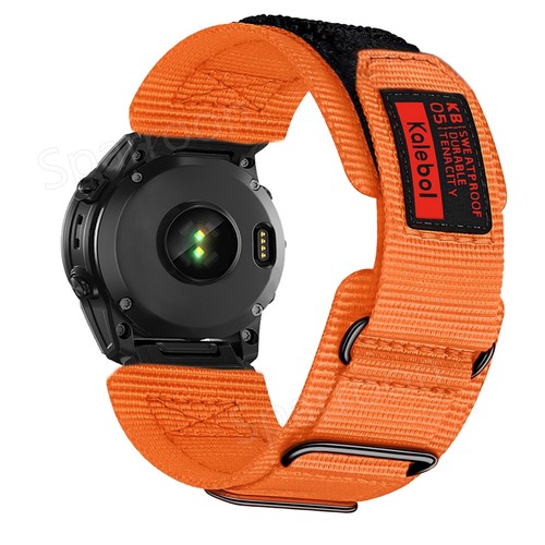 QuickFit Nylon Band Watch Strap For Garmin Fenix E 8 7 7X 6 6X Pro 5 5X 3HR Epix - Picture 10 of 25