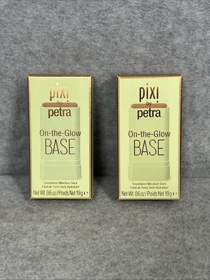 Lot of 2 Pixi by Petra On-the-Glow BASE Foundation - Caramel - 0.6oz each
