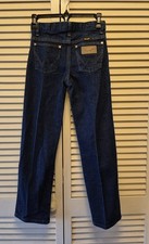 Wrangler Jeans Boys 11 Regular Blue Denim Cowboy Cut Original Bootcut Adj Waist