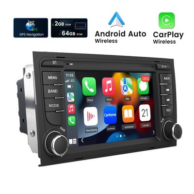 64GB Android Autoradio Für Audi A4 8E 8H B6 B7 2000-2009 Carplay GPS Navi RDS BT
