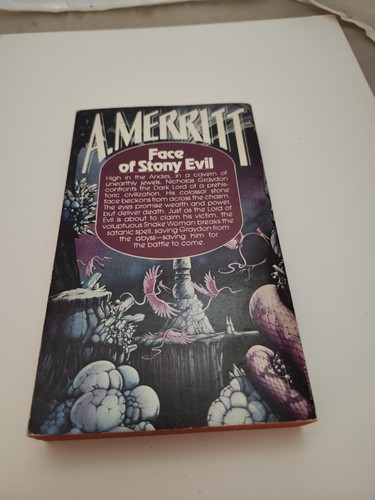 1978 AVON A.MERRITT THE FACE IN THE ABYSS PB/PAPERBACK BOOK - Picture 3 of 5