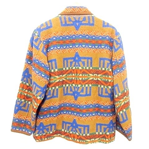 Creation Cube Native Pattern Jacket Coat Men’s Br… - image 2