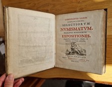1695 CONSTANTII LANDI NUMISMATUM ROMANORUM EXPOSITIONES ROMAN COINS COINAGE