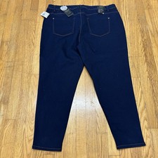 Curve Appeal Minimalist Jegging Womens 22W Rinse Blue Denim Modern High-Rise NWT