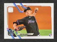 2021 Topps Rookie #433 - Braxton Garrett RC - Miami Marlins