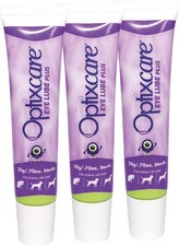 OptixCare Eye Lube Plus Hyaluron 20g for Dog Cat Horses Pack of 3 USA Fast Ship