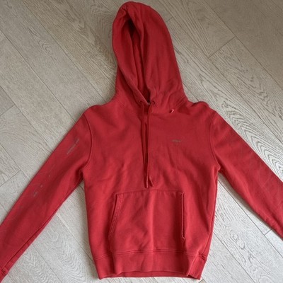 Men s Off White Hoodie Sweatshirt Size XS Virgil. Red Sweatshirt