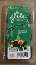 Glade Wax Melts SPARKLING SPRUCE Pine Holiday Christmas 6ct Pkg NEW