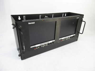 Marshall Electronics V-R842DP-DVI 8.4'', HD, 2-LCD Rackmount, Wall Mount Kit