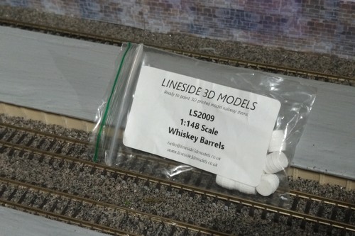 10 barriles de whisky escala 1:148 calibre N (LS2009) modelo impreso en 3D - Imagen 4 de 6