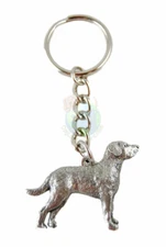 Chesapeake Bay Retriever Keychain Pewter