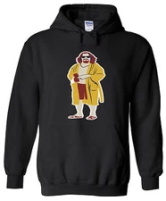 The Big Lebowski "The Dude" DVD Sweatshirt Hoodie Crew Neck Long Sleeve