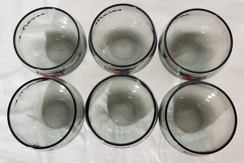 Penske Racing Goodyear Penske Performance Incorporated Smoked Glass Tumbler x6 - Picture 7 of 8