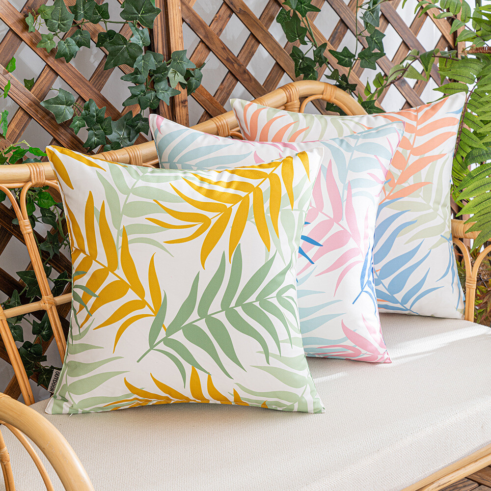 Tropical Outside Patio Pillows Outdoor Patio Cushions With Insert