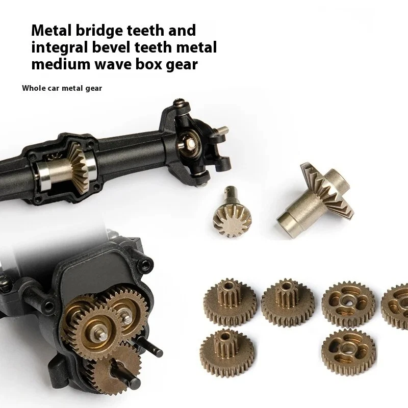 UDIRC UCX24 1/24 RC Crawler Brushless/Brushed Motor 4WS Mini Rock Crawler 3-Spee - Image 3 of 4