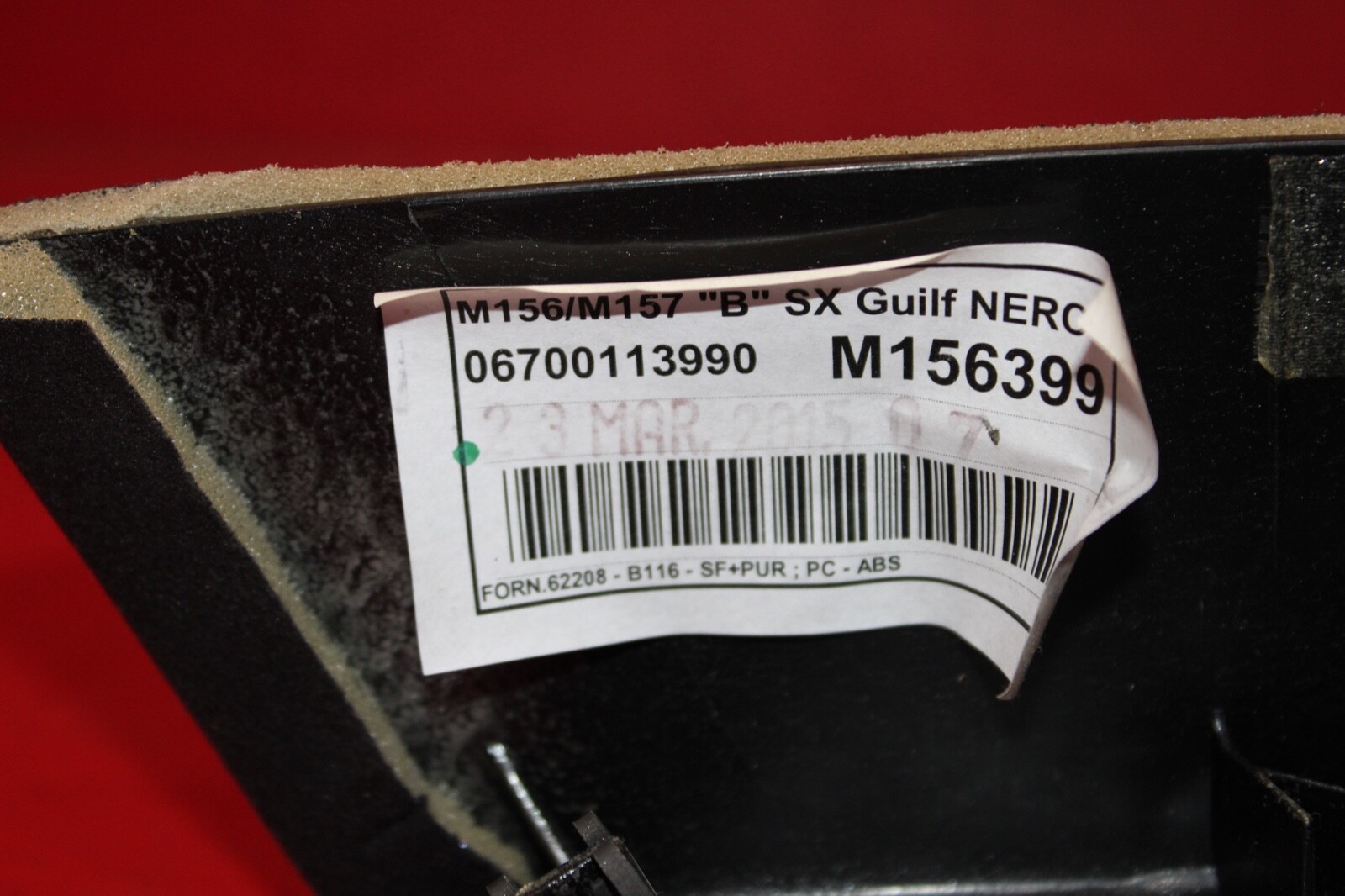 2014-2019 MASERATI GHIBLI M157 OEM LEFT DRIVER SIDE UPPER B-PILLAR TRIM PANEL