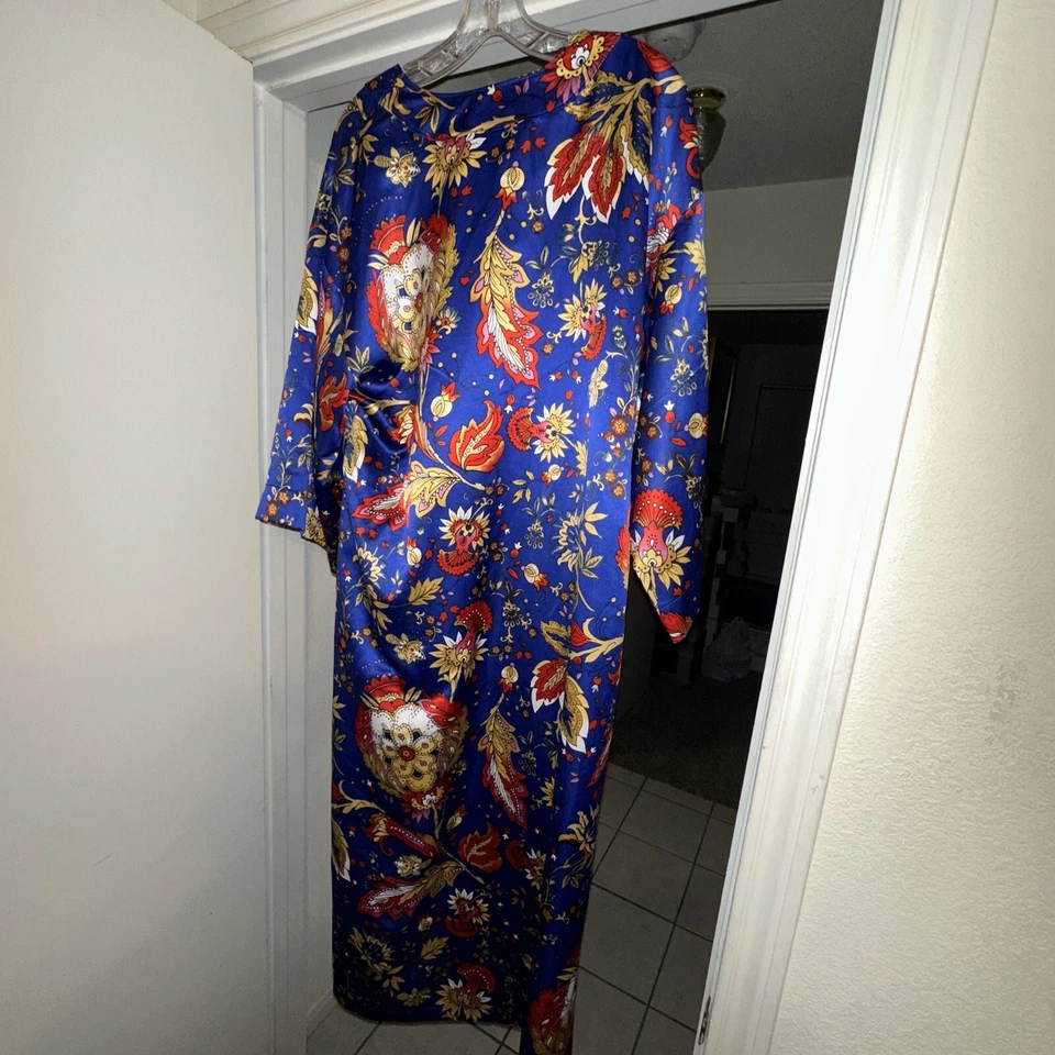 Vestido de noche Natori azul mujer usado Foto 4 de 4