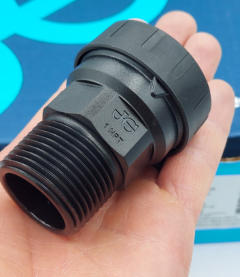 #ad #ad John Guest PEX Push to Connect Male 1quot; CTS x 1quot; NPT Black PSEI013628E *BAG OF 2 $18.95