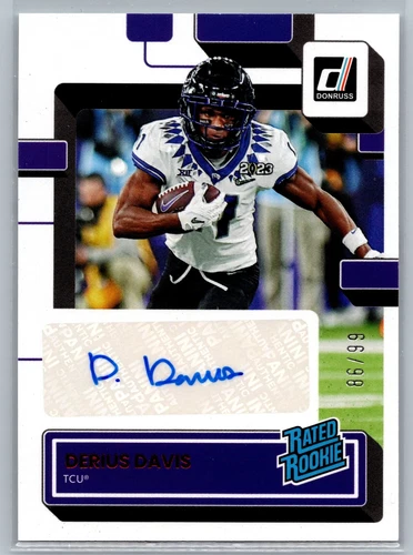 2023 Panini Chronicles Draft Picks Derius Davis #RRS-DED