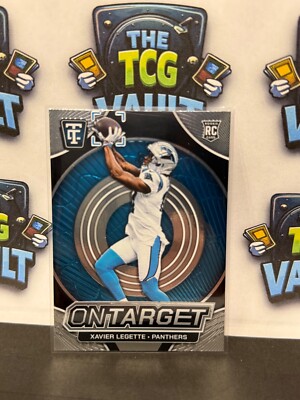 2024 Panini Totally Certified - Xavier Legette (RC) On Target #8 Mirror Panthers