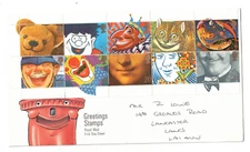 1990 Great Britain Scott 1313a Booklet Pane FDC